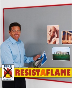 Resist-A-Flame Coloured Frame Notice Boards